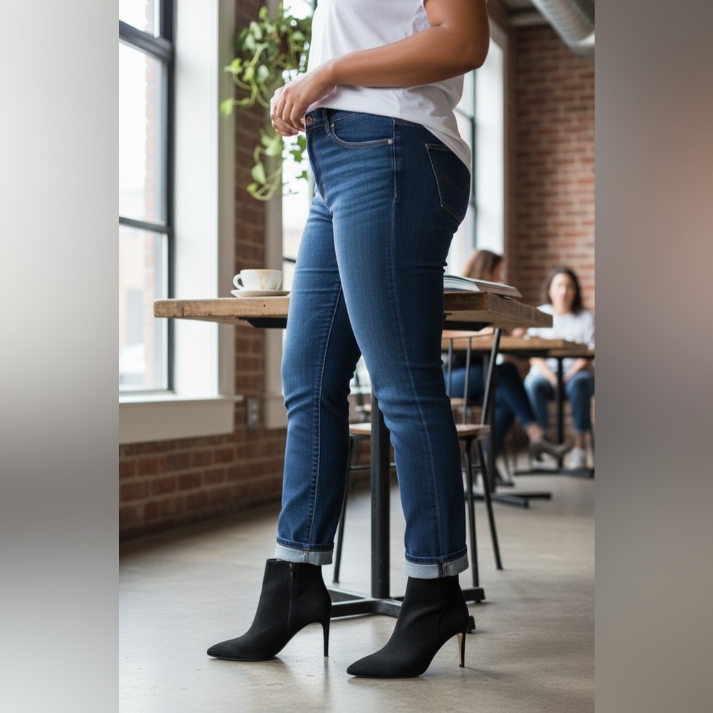XOXO Black Faux Suede Heel Ankle Boot 10 Women Zipper Chic Fall Fashion NEW